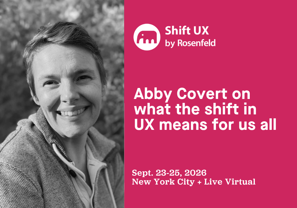 UX is shifting. What does that mean for us? An interview with Shift UX curator, Abby Covert