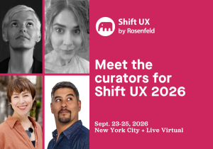 Meet the curators for Shift UX 2026